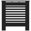 vidaXL MDF Radiator Cover Black 78 cm
