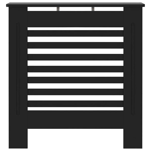vidaXL MDF Radiator Cover Black 78 cm