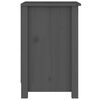 vidaXL Bedside Cabinet Grey 40x35x55 cm Solid Wood Pine