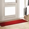 vidaXL Doormat Other Red and Black 60 x 180 cm Polypropylene and vinyl