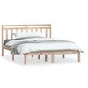 vidaXL Bed Frame without Mattress Small Double Solid Wood