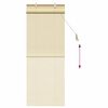 vidaXL Roller Blind with Curtains Manual Nature 60 x 160 cm Bamboo
