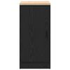 vidaXL Garage Storage Cabinet Black 40x51x85 cm Solid Wood Pine