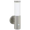 vidaXL Outdoor Wall Light Silver 15 x 7.5 x 33 cm
