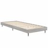 vidaXL Bed Frame without Mattress Grey Sonoma 75x190 cm Small Single Engineered Wood
