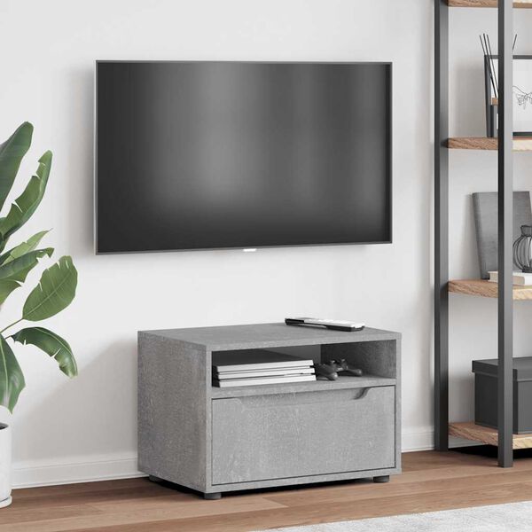 vidaXL TV Cabinet VISNES Concrete Grey 60x40x38 cm Engineered Wood
