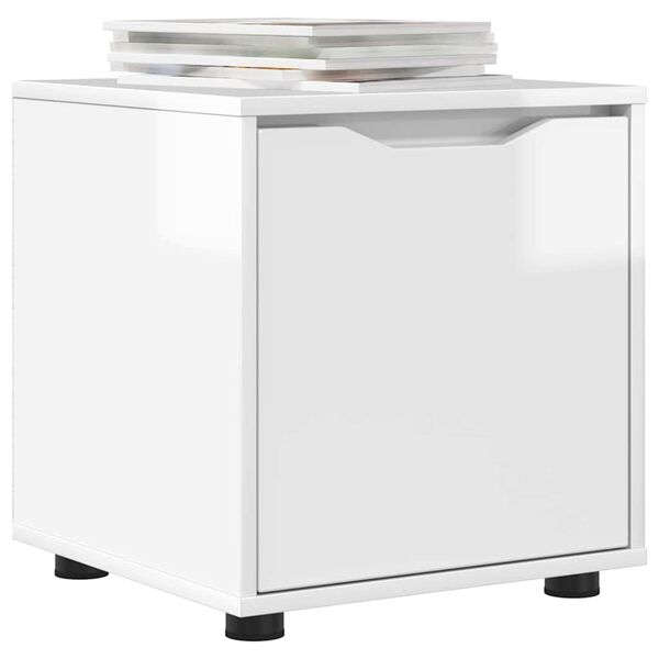 vidaXL Bathroom Cabinet High Gloss White 40.5 x 40 x 44 cm