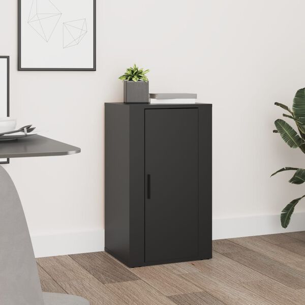 vidaXL Sideboard Black 40x33x70 cm Engineered Wood