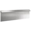 vidaXL Snail Fence 100 x 3.5 x 25 cm Stainless Steel Silver