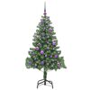 vidaXL Christmas Tree with 150 LEDs with Stand Green 150 cm PVC