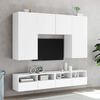vidaXL TV Wall Cabinet White 80x30x30 cm Engineered Wood