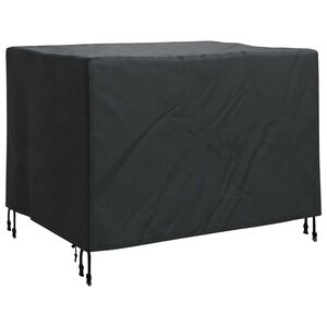 vidaXL Furniture Cover Black 110 x 84 x 70 cm 420D Oxford Fbric