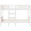 vidaXL Bunk Bed White 80x200 cm Solid Wood Pine