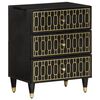 vidaXL Bedside Cabinet 50x33x60 cm Solid Wood Mango