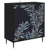 vidaXL Sideboard DOKKUM Black Oak 69 x 33 x 76 cm Engineered Wood