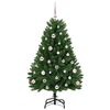 vidaXL Artificial Christmas Tree Green 120 cm PVC and Metal