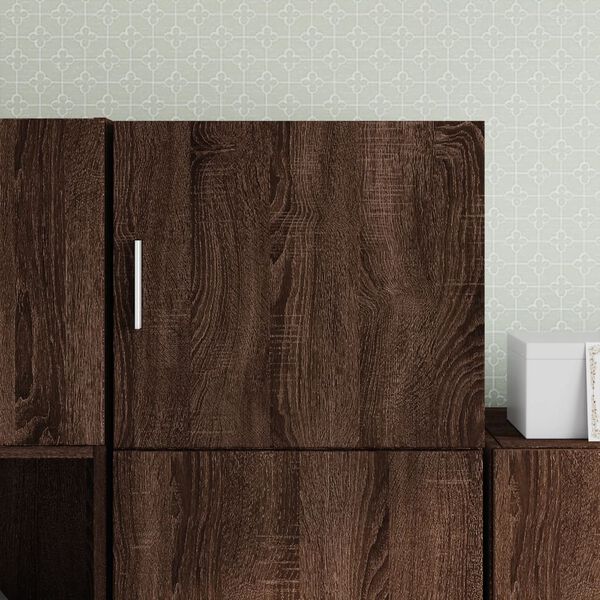 vidaXL Wall Cabinet Brown Oak 45x42.5x40 cm Engineered Wood