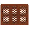 vidaXL Air Conditioner Cover Rusty 110 x 50 x 80 cm Weathering Steel