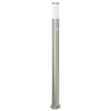 vidaXL Bollard Lights with Sensor 3pcs 110 cm Stainless Steel IP44