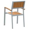 vidaXL Stacking Chair 8 pcs Brown 56 x 57 x 87 cm Solid Acacia Wood