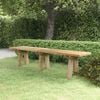 vidaXL Garden Bench 160 cm Impregnated Solid Wood Pine
