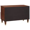 vidaXL TV Cabinet with Drawer Brown 70 x 33.5 x 46 cm Solid Mango Wood