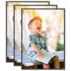 vidaXL Photo Frames Collage 3 pcs for Table Black 18x24 cm MDF