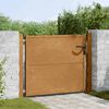 vidaXL Garden Gate 100x100 cm Corten Steel