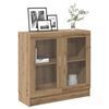 vidaXL Book Cabinet Artisan Oak 82.5x30.5x80 cm Engineered Wood