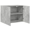 vidaXL Wall Cabinet Concrete Grey 80x42.5x64 cm Engineered Wood
