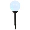 vidaXL Outdoor Solar Lamps 6 pcs LED Spherical 20 cm RGB