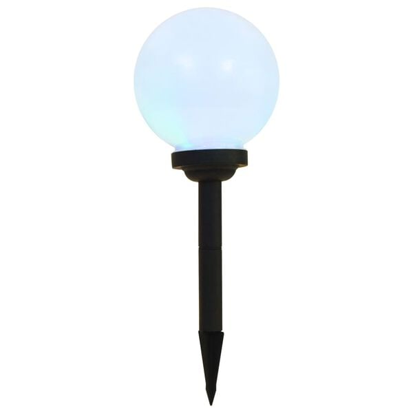 vidaXL Outdoor Solar Lamps 6 pcs LED Spherical 20 cm RGB