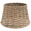 vidaXL Ceiling Lamp Shade Brown Ø38x23 cm Wicker