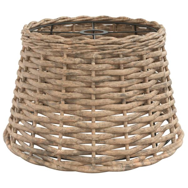 vidaXL Ceiling Lamp Shade Brown Ø38x23 cm Wicker