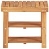 vidaXL Shoe Rack 50x32x45 cm Solid Acacia Wood