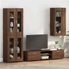 vidaXL Wall-mounted Cabinet Brown oak 55 x 29 x 100 cm Engineered Wood