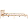 vidaXL Extra Long Bed Frame without Mattress 200x210 cm Solid Wood Pine