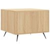 vidaXL Coffee Table Sonoma Oak 50x50x40 cm Engineered Wood