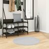 vidaXL Rug HUARTE Short Pile Soft and Washable Grey &Oslash; 80 cm