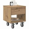 vidaXL Bedside Table Artisan Oak 40.5 x 40 x 48 cm Engineered Wood