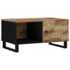 vidaXL Coffee Table 80x50x40 cm Solid Wood Mango&Engineered Wood
