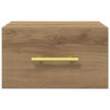 vidaXL Bedside Cabinet Wall-mounted 2 pcs Artisan Oak 35 x 35 x 20 cm