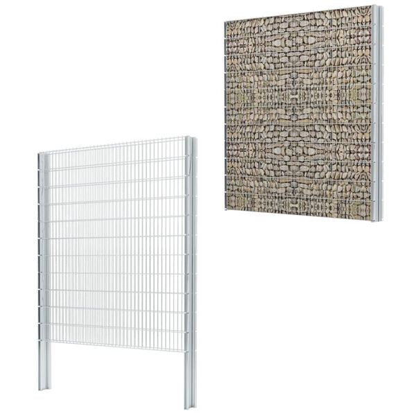 vidaXL Gabion Hooks 200 pcs Steel