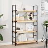 vidaXL Floating Shelves 4 pcs 100x30x4 cm Untreated Solid Wood Acacia