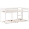 vidaXL Bunk Bed without Mattress White 90x190 cm Single Solid Wood Pine