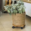 Nature Plant Trolley Round &Oslash;30 cm Brown BPC