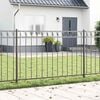 vidaXL Fence Element Assen Grey 170 x 200 cm Steel