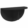 vidaXL Wall Shelf Wall-Mounted Black 48 x 24 x 24 cm Engineered Wood