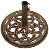 vidaXL Umbrella Base Bronze 44x44x31 cm Cast Iron