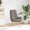 vidaXL Armchair Taupe 69 x 74 x 93 cm Sherpa Fabric